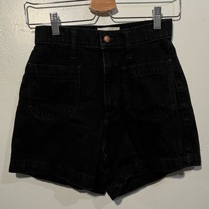 Universal Threads Black Denim Shorts